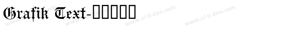 Grafik Text字体转换